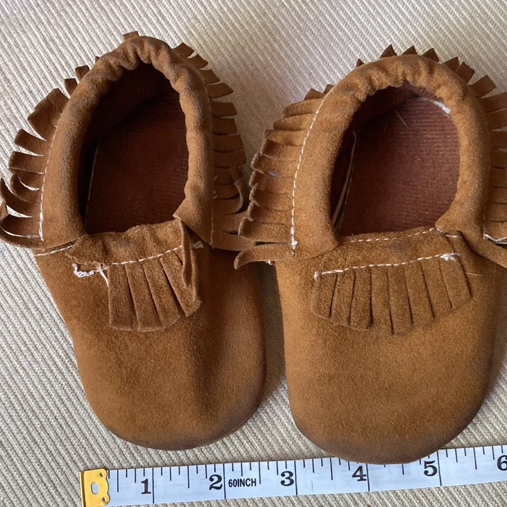 moccasins baby gently